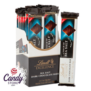 Lindt Excellence Sea Salt Dark Chocolate 1.1oz Stick - 24ct CandyStore.com
