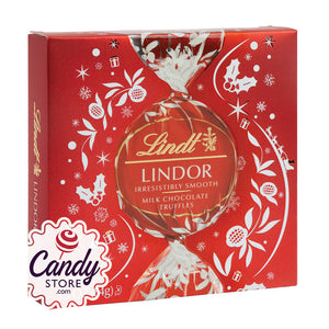 Lindt Lindor Milk Chocolate Truffles Icon 3.8oz Gift Boxes - 12ct CandyStore.com