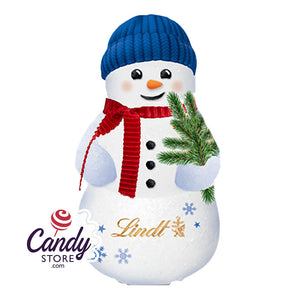 Lindt Milk Chocolate Foiled Snowman 3.5oz - 18ct CandyStore.com