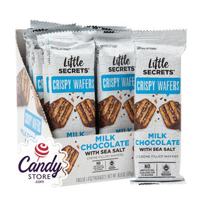 Little Secrets Milk Chocolate With Sea Salt Crispy Wafer 1.4oz Pouch - 96ct CandyStore.com