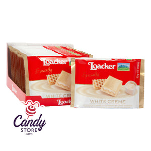 Loacker White Chocolate With Milk Creme And Wafer 1.94oz Bar - 108ct CandyStore.com