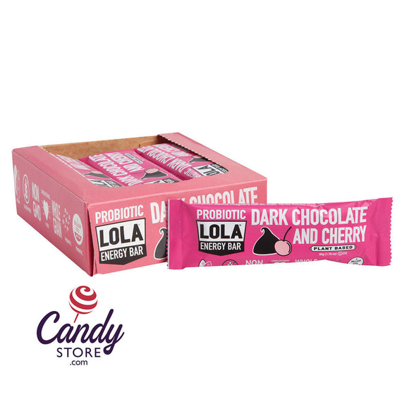 Lola Snacks Probiotic Dark Chocolate Cherry Bar 1.76oz - 72ct CandyStore.com