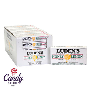 Luden's Honey Lemon Cough Drops - 20ct CandyStore.com