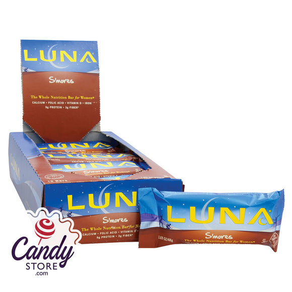 Luna S'Mores 1.69oz Bar - 15ct CandyStore.com