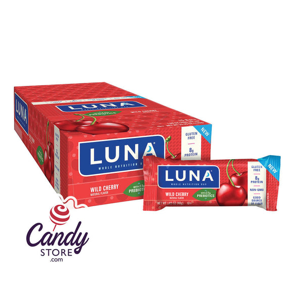 Luna Wild Cherry 1.69oz Bar - 15ct CandyStore.com