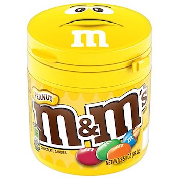 M&M Peanut To-Go Bottles - 6ct CandyStore.com