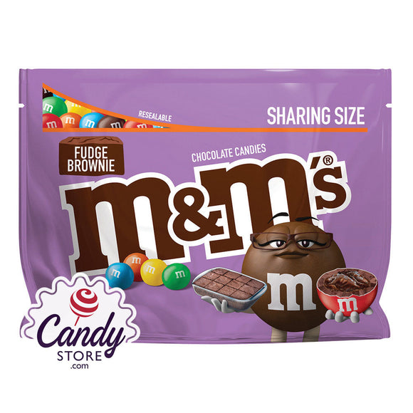 M&M's Fudge Brownie 9.05oz Pouch - 8ct CandyStore.com
