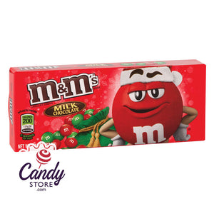 M&M's Milk Chocolate Christmas 3.1oz Theater Boxes - 12ct CandyStore.com