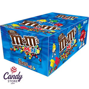 M&M's Mini Tubes Milk Chocolate - 24ct CandyStore.com