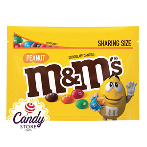 M&M's Peanut 10.7oz Pouch - 12ct CandyStore.com