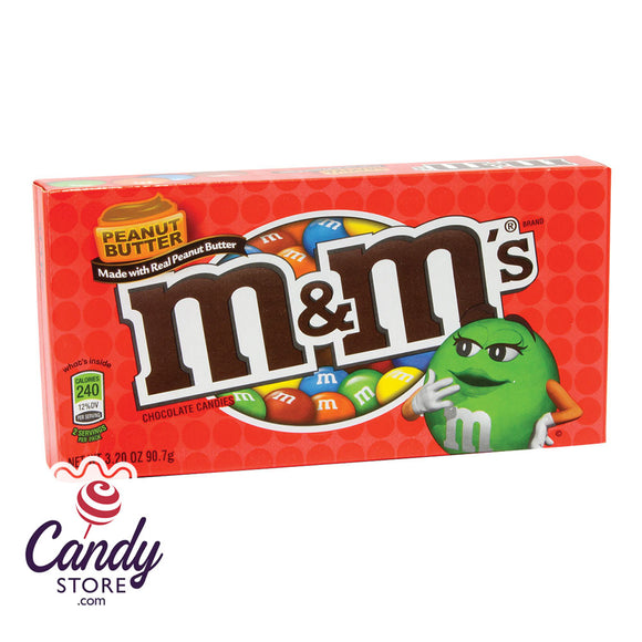 Theater Box Candy - M&M's Peanut Milk Chocolate - 12ct Display Box