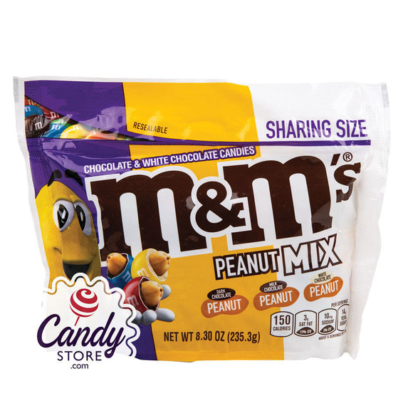 M&M's Peanut Mix 8.3oz Pouch - 8ct CandyStore.com