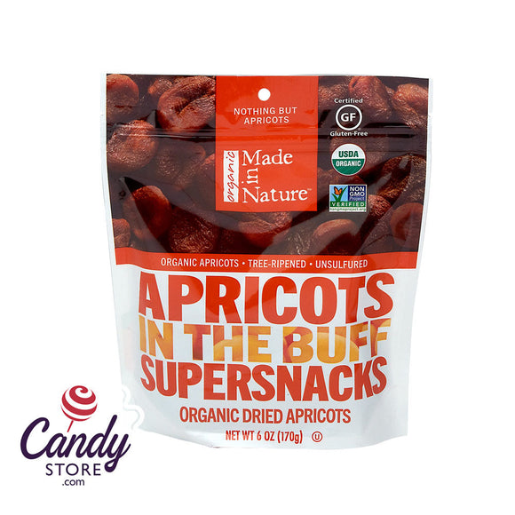 Made In Nature Organic Apricots 6oz Peg Bags - 6ct CandyStore.com