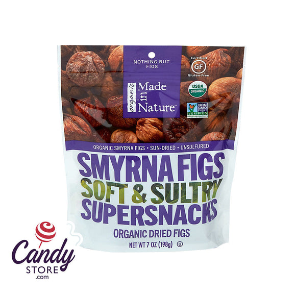 Made In Nature Organic Smyrna Figs 7oz Peg Bags - 6ct CandyStore.com