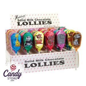 Madelaine Milk Chocolate Foiled Lollipops - 36ct CandyStore.com