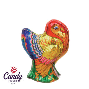 Madelaine Milk Chocolate Foiled Solid Turkey 2.5oz - 48ct CandyStore.com