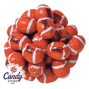 Madelaine Milk Chocolate Footballs - 5lb CandyStore.com