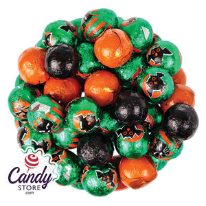Madelaine Milk Chocolate Halloween Foiled Balls - 10lb CandyStore.com