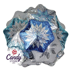 Madelaine Milk Chocolate Snowflake 0.5oz Foiled Flat - 120ct CandyStore.com