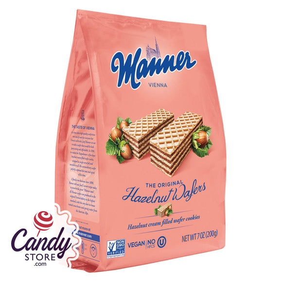 Manner Hazelnut Wafer 7oz. Bag - 12ct CandyStore.com