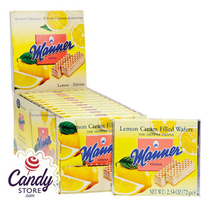 Manner Lemon Cream Wafers - 12ct CandyStore.com