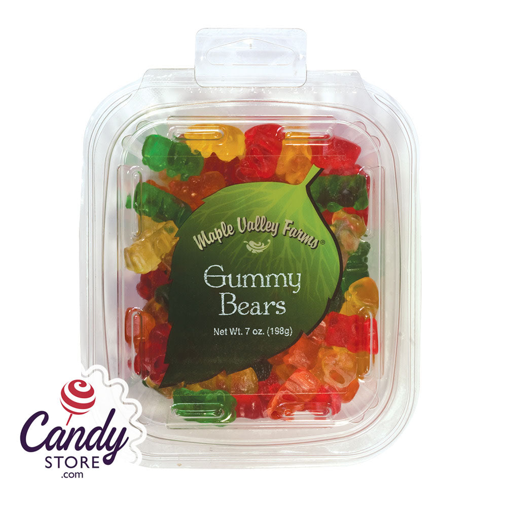 Maple Valley Farms Gummy Bears 7oz Peg Tub - 6ct – CandyStore.com