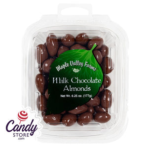 Maple Valley Farms Milk Chocolate Almonds 6.25oz - 6ct CandyStore.com