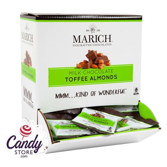 Marich Gravity Bin Milk Ch Toffe Almond .5oz - 50ct CandyStore.com