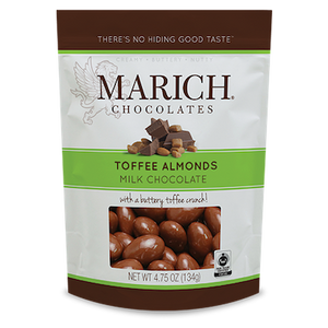 Marich Milk Chocolate Toffee Almonds 4.75oz Bags - 9ct CandyStore.com