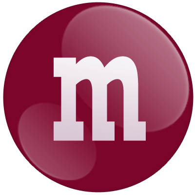 Maroon M&Ms Candy - 10lb CandyStore.com