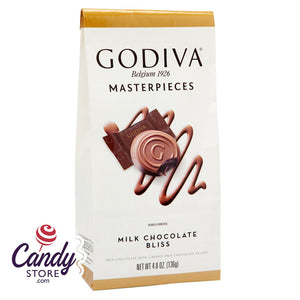 Masterpiece Milk Godiva Chocolate Bliss 4.8oz - 6ct CandyStore.com