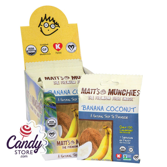 Matt's Munchies Banana Coconut 1oz - 12ct CandyStore.com