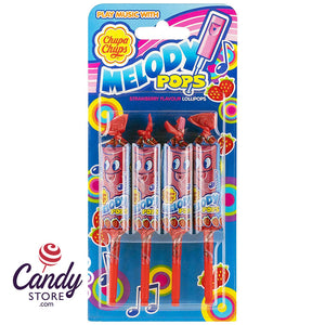 Melody Pops Whistle Lollipops Strawberry 4-Packs - 36ct CandyStore.com