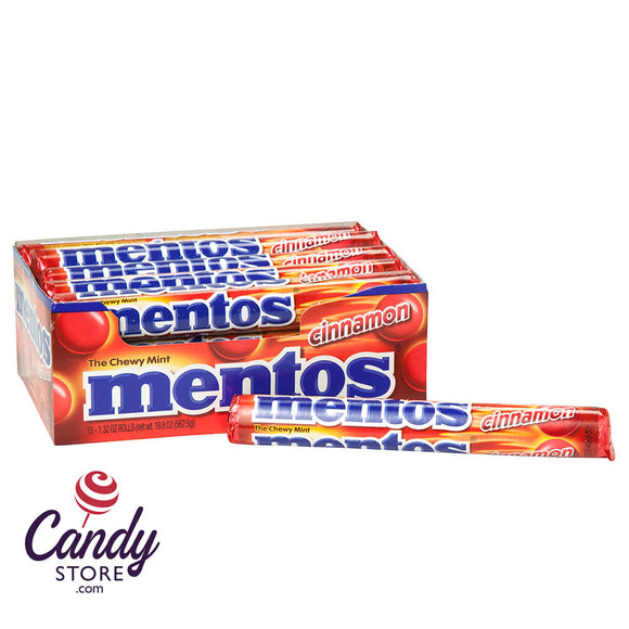 Mentos Cinnamon 1.32oz Roll - 15ct CandyStore.com