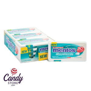 Mentos Clean Sugar Free Wintergreen Breath Mints 0.74oz - 12ct CandyStore.com