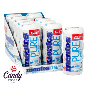 Mentos Gum Sugar Free Pure White Sweet Mint 1.06oz - 10ct CandyStore.com