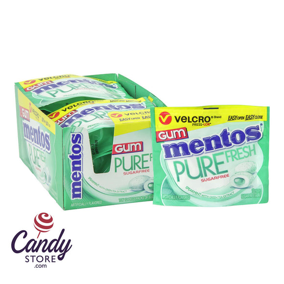 Mentos Gum Sugar Free Spearmint Velcro Pack 0.86oz - 10ct CandyStore.com