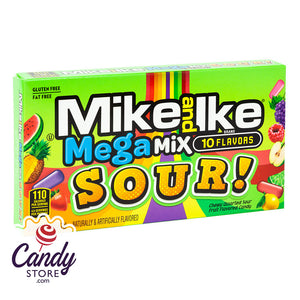Mike And Ike Mega Mix Sour 5oz Theater Box - 12ct CandyStore.com