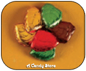 Milk Chocolate Autumn Leaves Candy - 5lb CandyStore.com