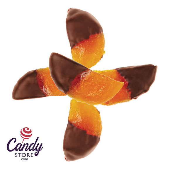 Milk Chocolate Handcut Apricots - 5lb CandyStore.com