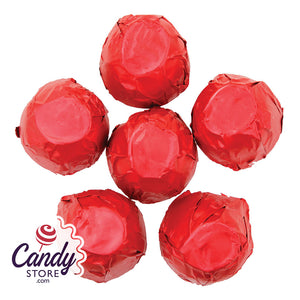Milk Chocolate Red Foil Cherry Cordials Asher's - 6lb CandyStore.com