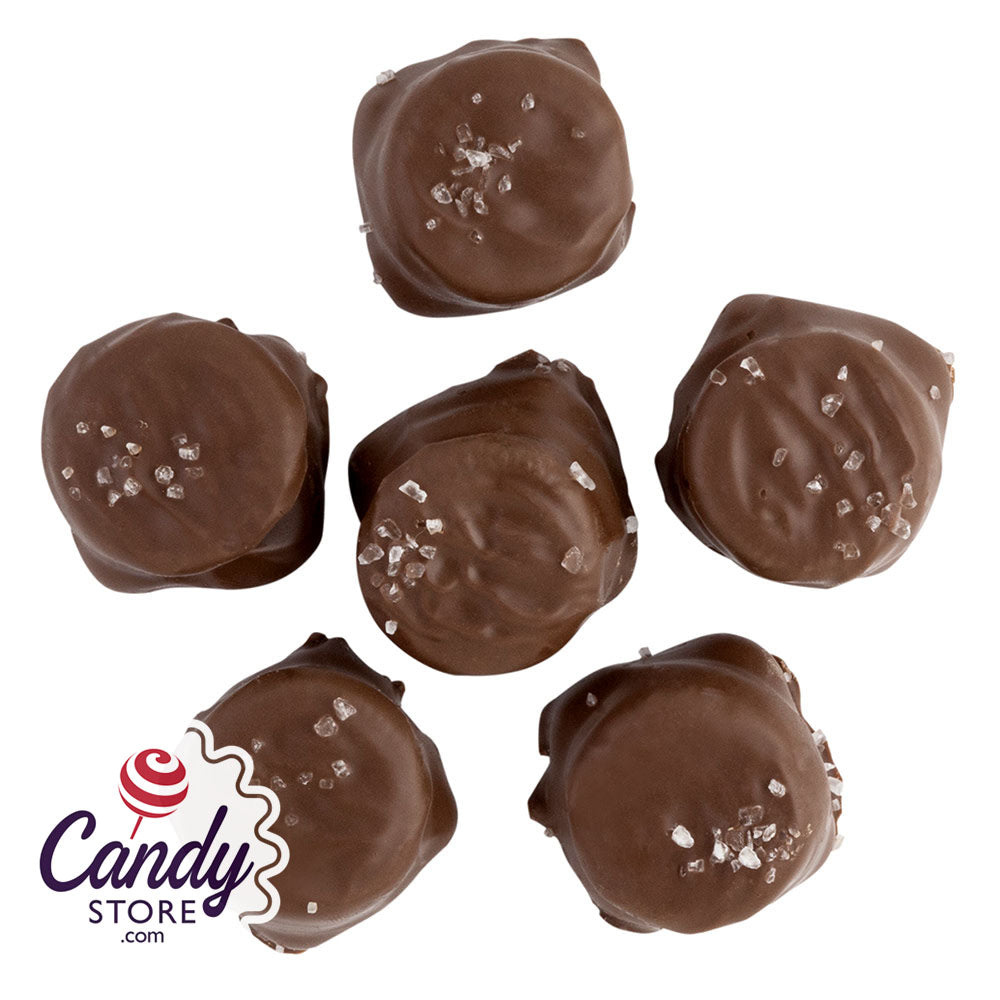 Sea Salt Caramel Mini Sandwich Cookies 7lb - CandyStore.com