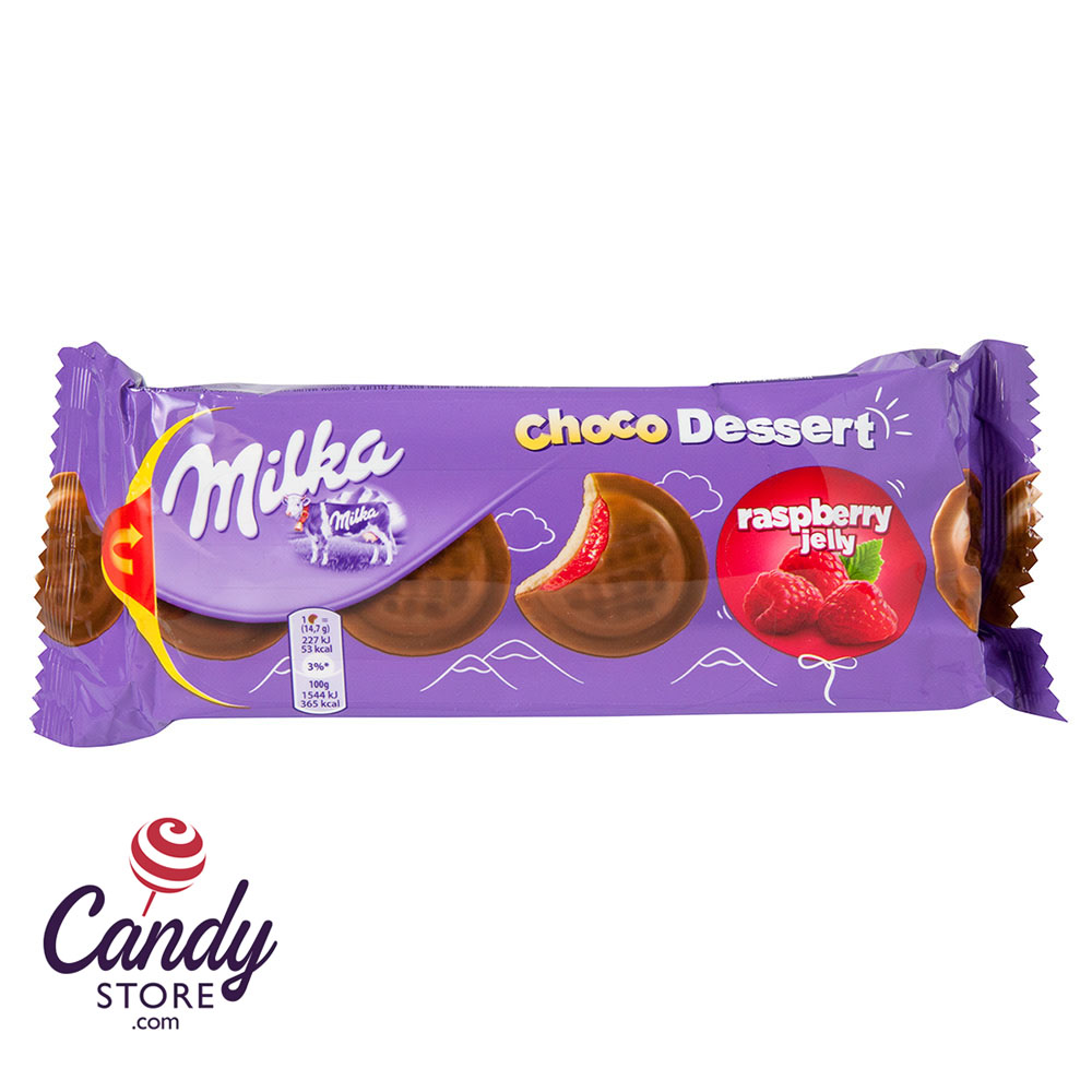 Milka Raspberry Choco Milka Choco Dessert Raspberry Jelly 5.2oz - 24ct – CandyStore.com