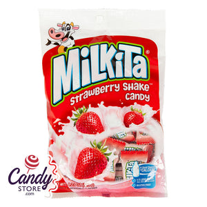 Milkita Strawberry Shake Candy 4.23oz - 12ct CandyStore.com