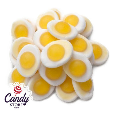 Mini Gummy Fried Eggs - 6.6lb CandyStore.com