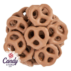 Mini Milk Chocolate Select Pretzels - 15lb CandyStore.com