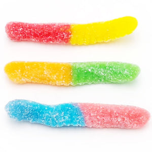 Mini Neon Sour Gummy Worms - 5lb CandyStore.com