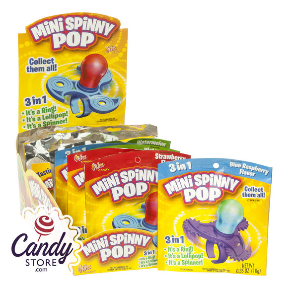 Mini Spinny Pop 0.35oz - 12ct CandyStore.com
