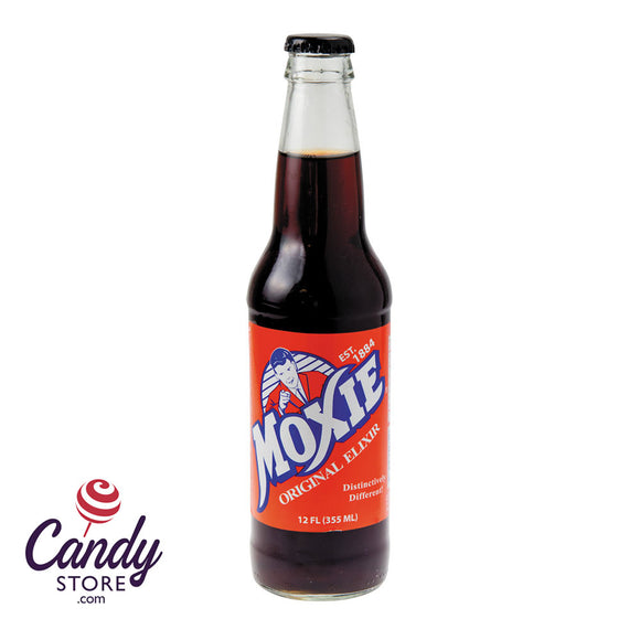 Moxie Soda Original Elixir 12oz Bottle - 24ct CandyStore.com
