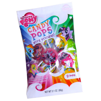My Little Pony Lollipops with Stickers Bags - 24ct CandyStore.com